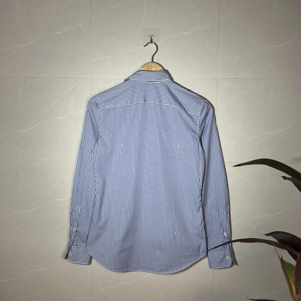 POLO RALPH LAUREN -CUSTOM FIT STRIPED SHIRT (XS)