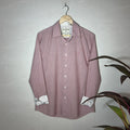 Y2K BEAN POLE — Pink Botanical Shirt