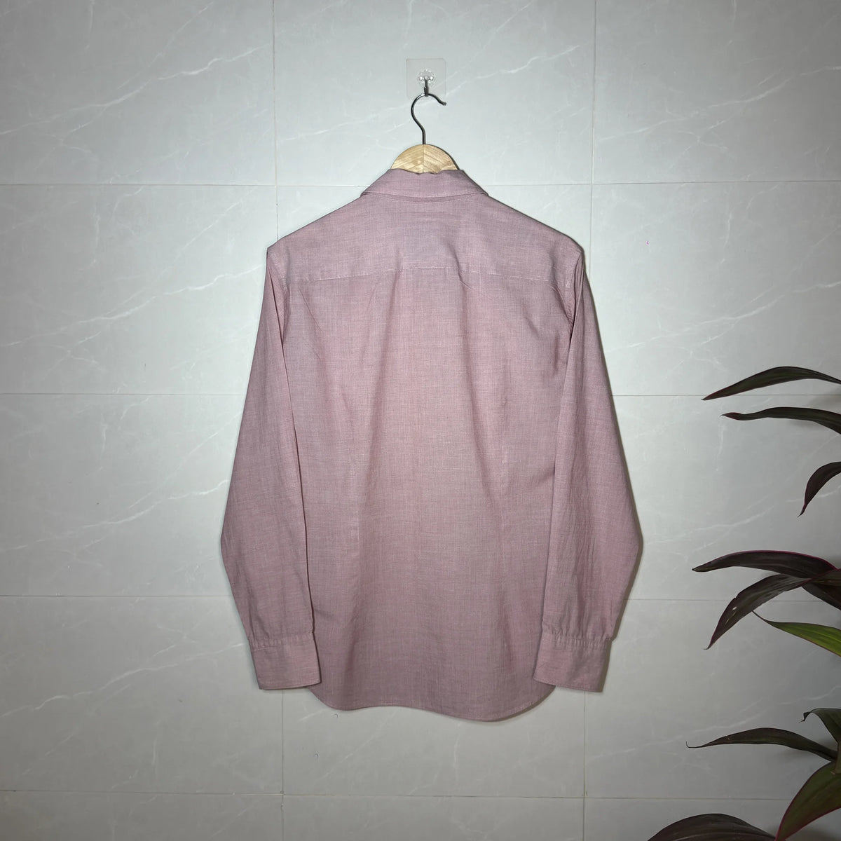 Y2K BEAN POLE — Pink Botanical Shirt