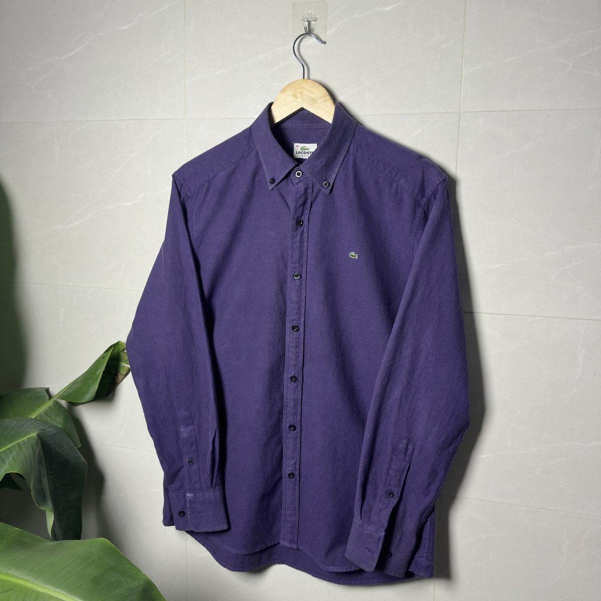 Lacoste Deep Purple shirt(Slim Fit) (M)