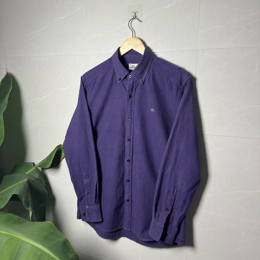 Lacoste Deep Purple shirt(Slim Fit) (M)