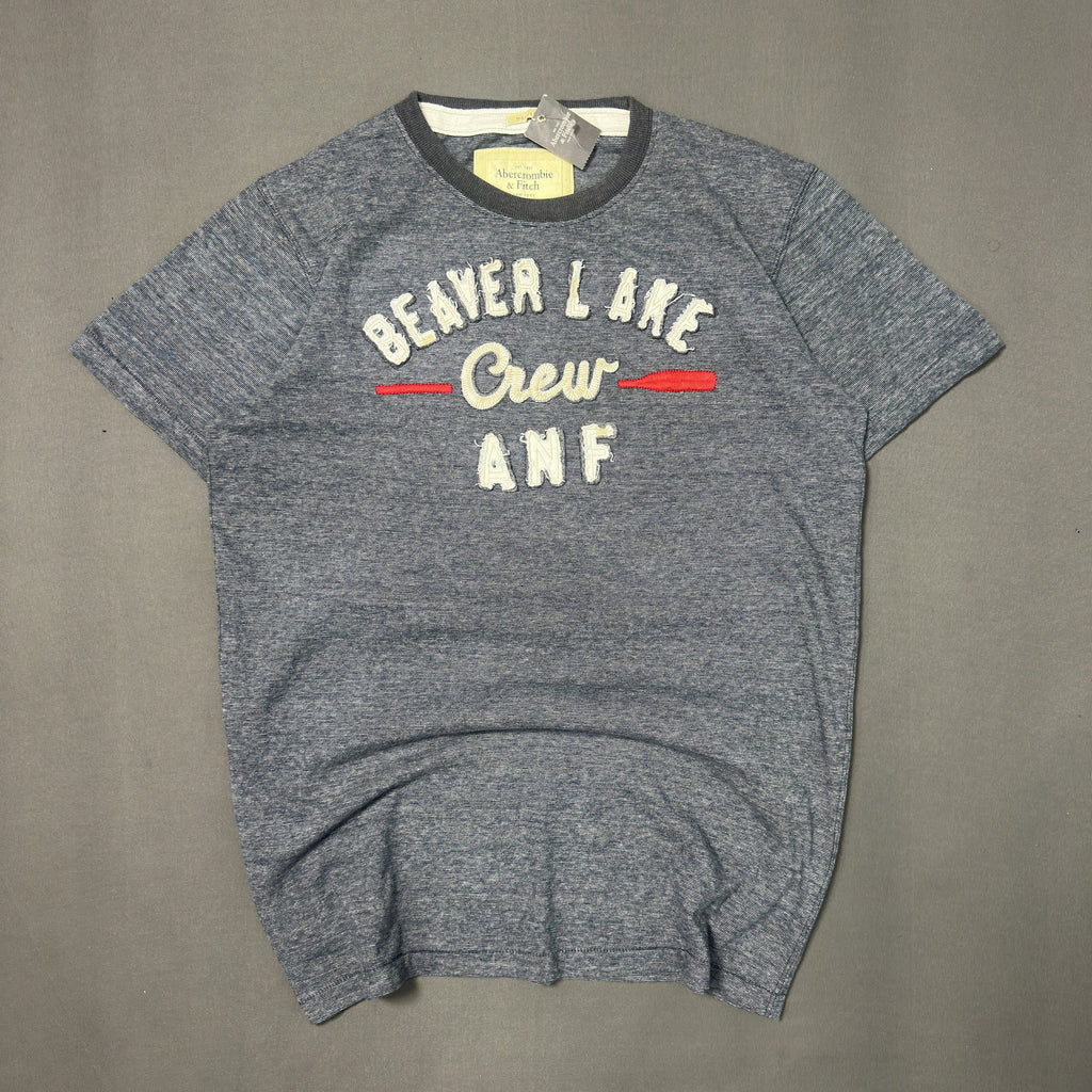 ABERCROMBIE &amp; FITCH BEAVER LAKE CREW TEE (M)