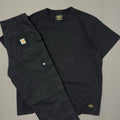CARHARTT WIP BLACK HEAVYWEIGHT MILITARY TEE (M|L)