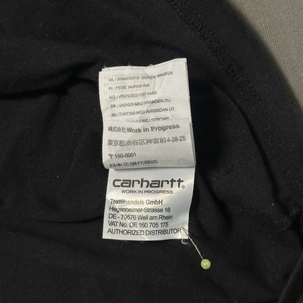 CARHARTT WIP BLACK HEAVYWEIGHT MILITARY TEE (M|L)