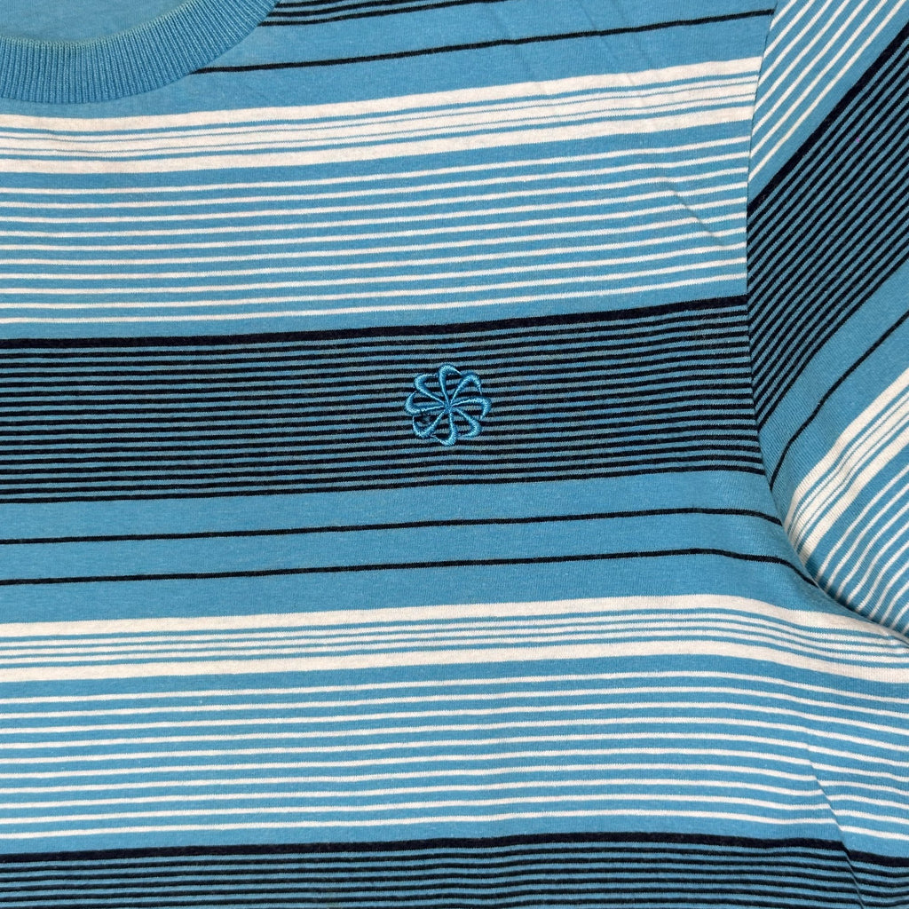 NIKE Vintage REVERSIBLE BLUE STRIPED TEE  (S|M)