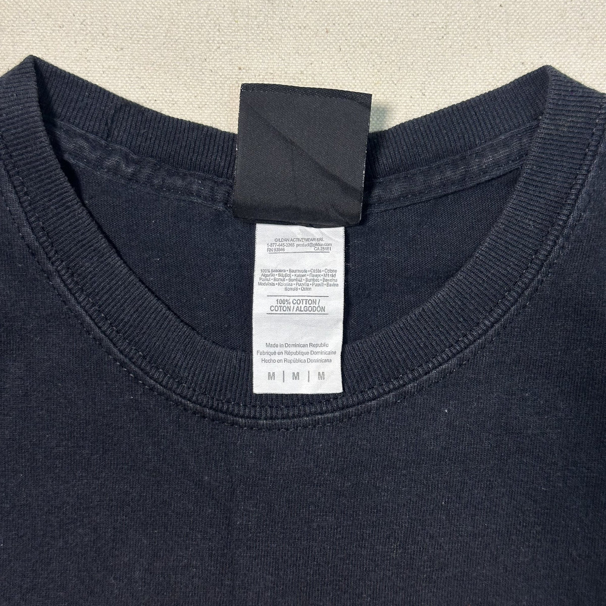 HRASHER FLAME LOGO BLACK TEE (S|M)