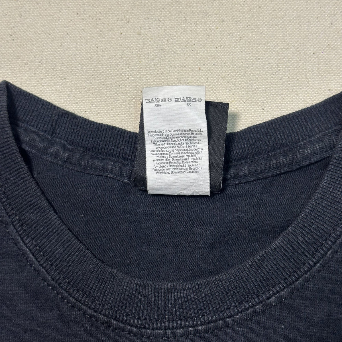 HRASHER FLAME LOGO BLACK TEE (S|M)