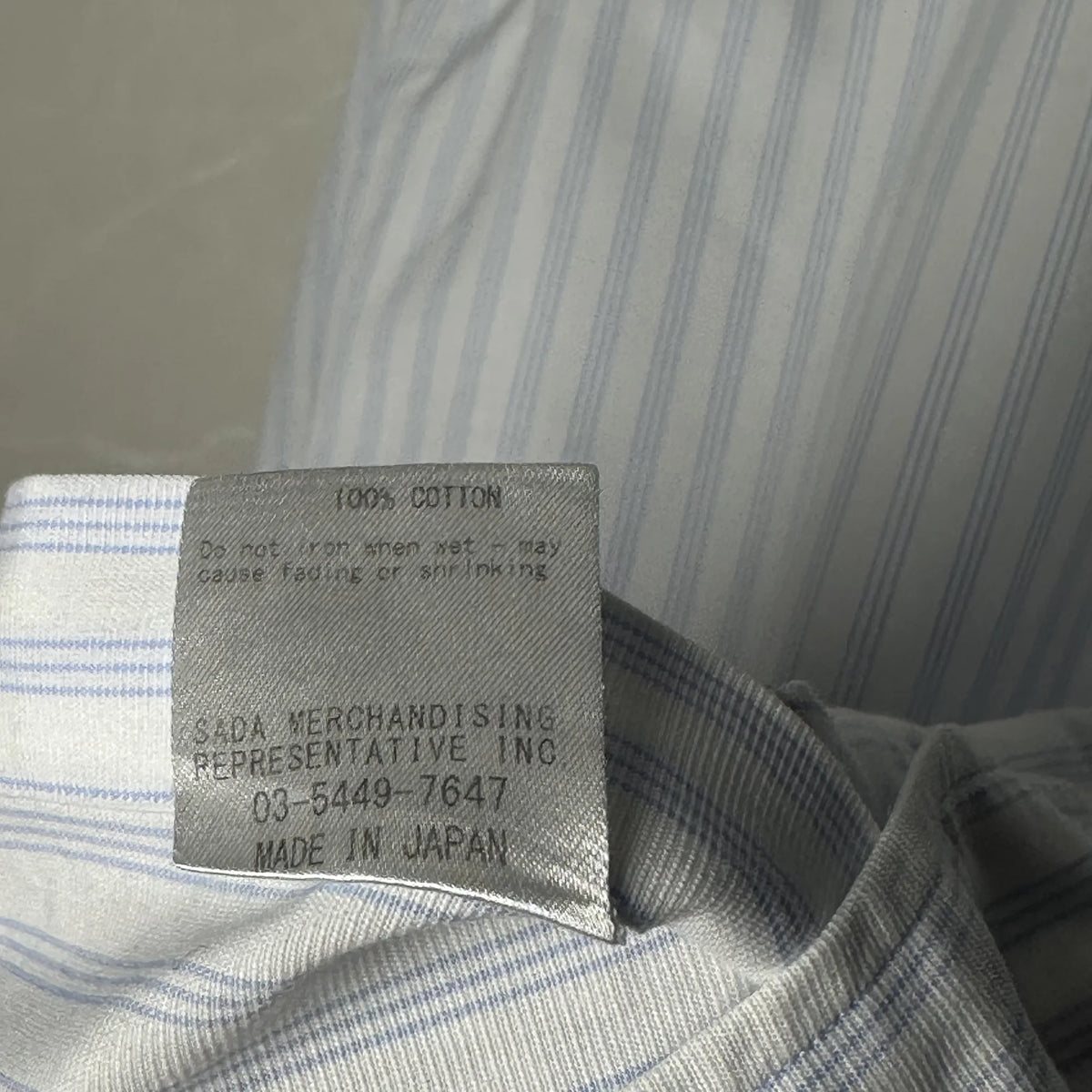 MAKER’S SHIRT KAMAKURA 400 MADISON STRIPED SHIRT (S|M)