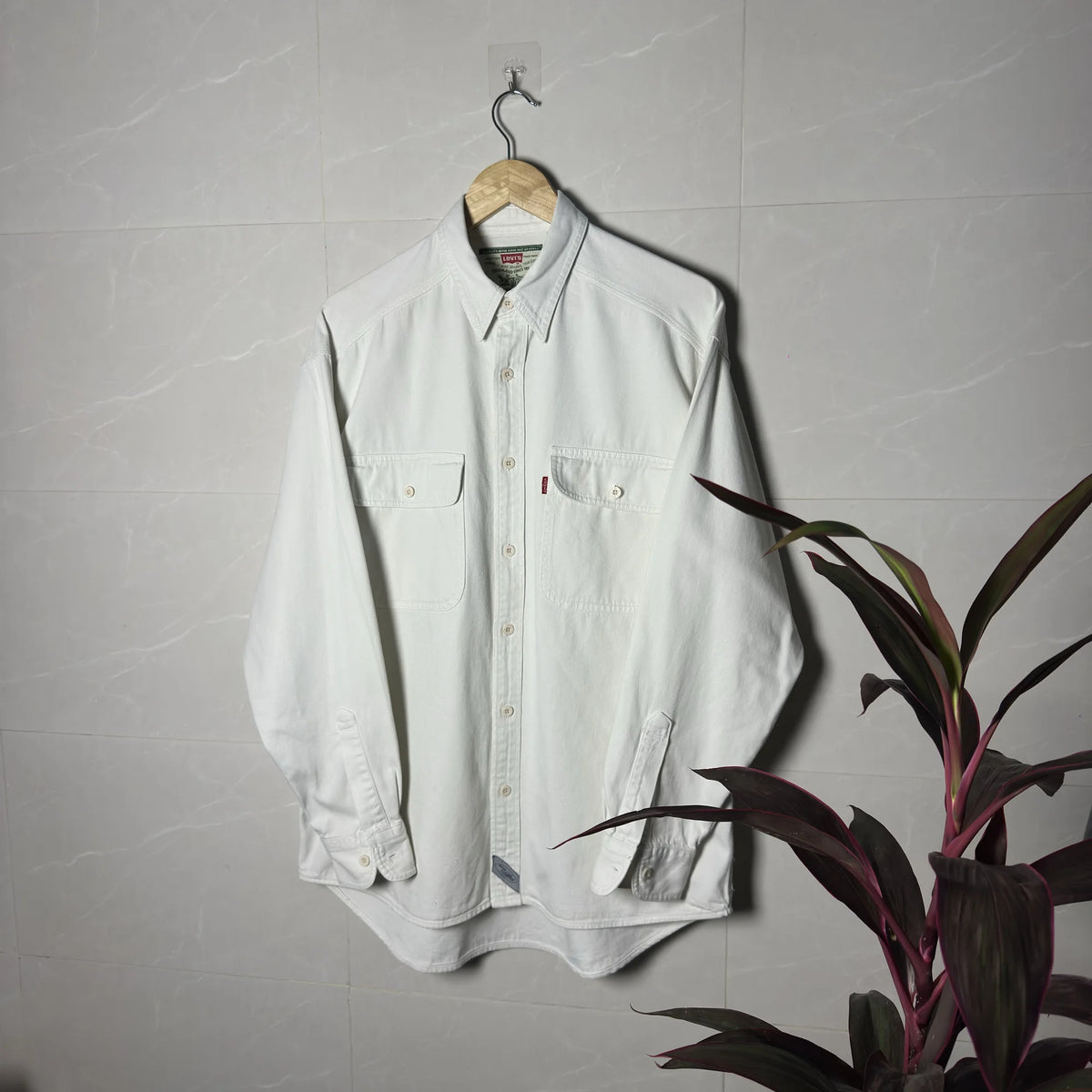 VINTAGE LEVI’S HEAVYWEIGHT TWILL WORK SHIRT (L to XXL)