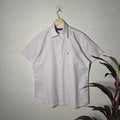 BURBERRY LONDON MICRO-PATTERN SHORT SLEEVE SHIRT (M|L)