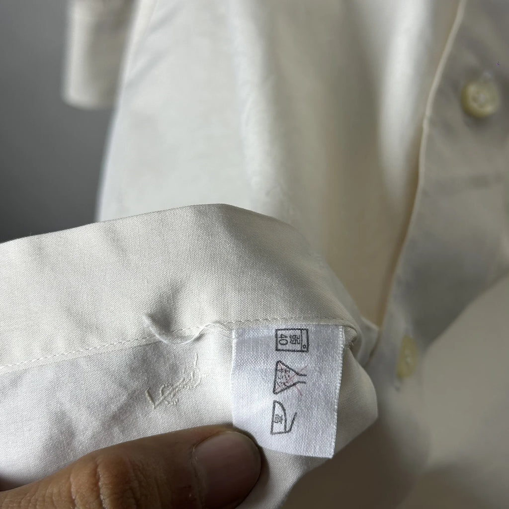 90s YVES SAINT LAURENT MONOGRAM JACQUARD SHIRT (S|M)