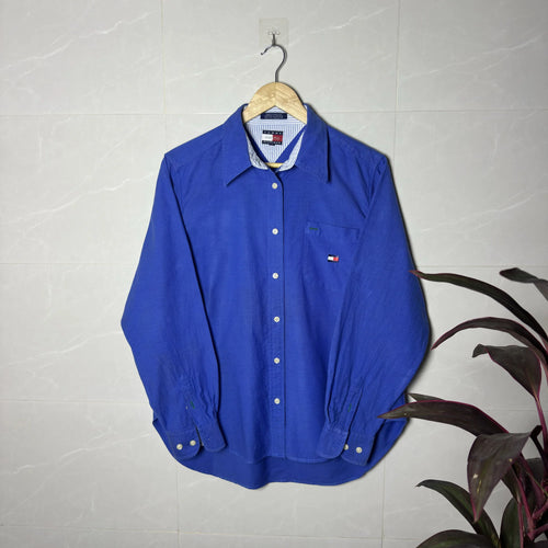 TOMMY HILFIGER COBALT BLUE OXFORD SHIRT (L|XL)