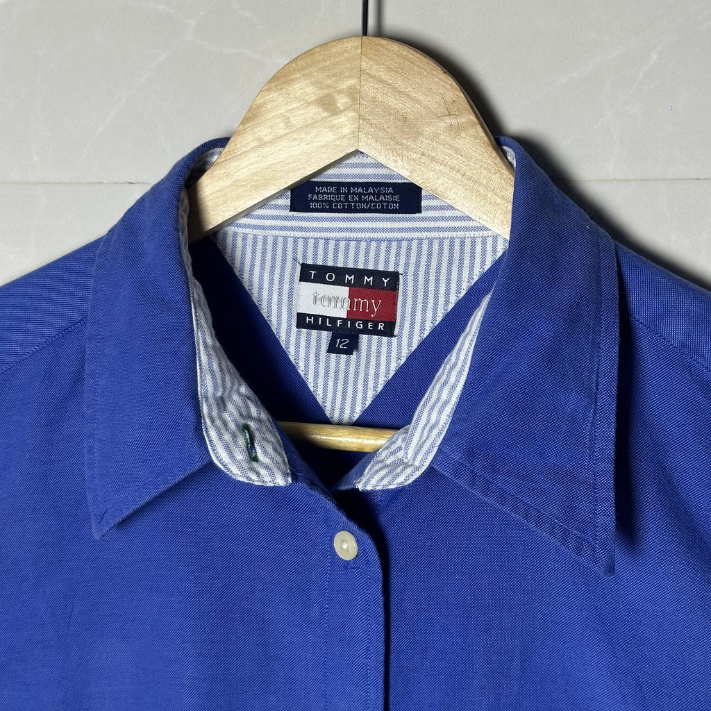 TOMMY HILFIGER COBALT BLUE OXFORD SHIRT (L|XL)