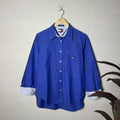 TOMMY HILFIGER COBALT BLUE OXFORD SHIRT (L|XL)