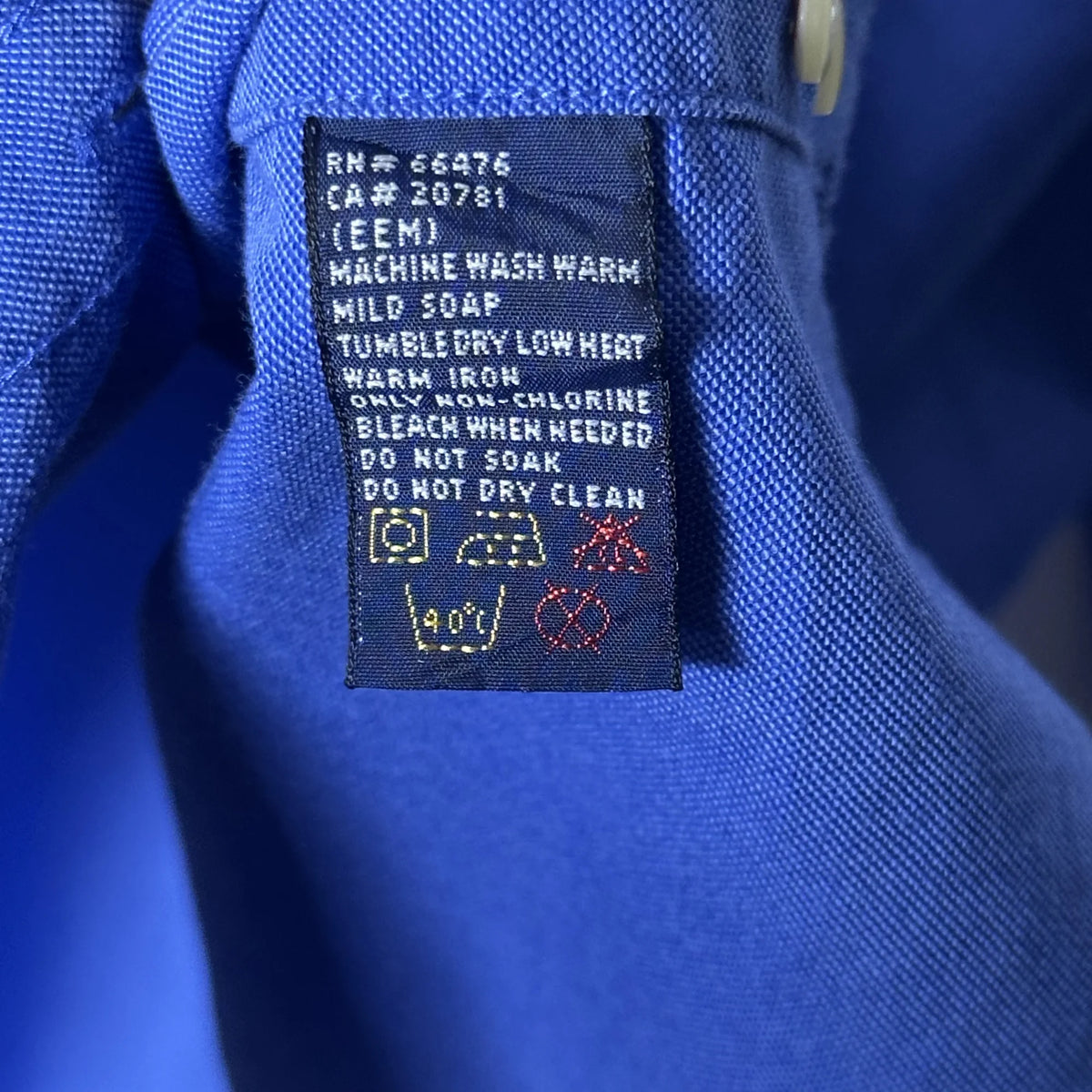 TOMMY HILFIGER COBALT BLUE OXFORD SHIRT (L|XL)