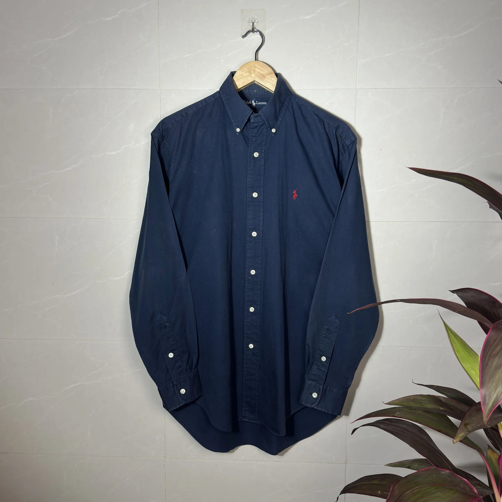 RALPH LAUREN ‘BLAIRE’ NAVY SHIRT (L|XL)