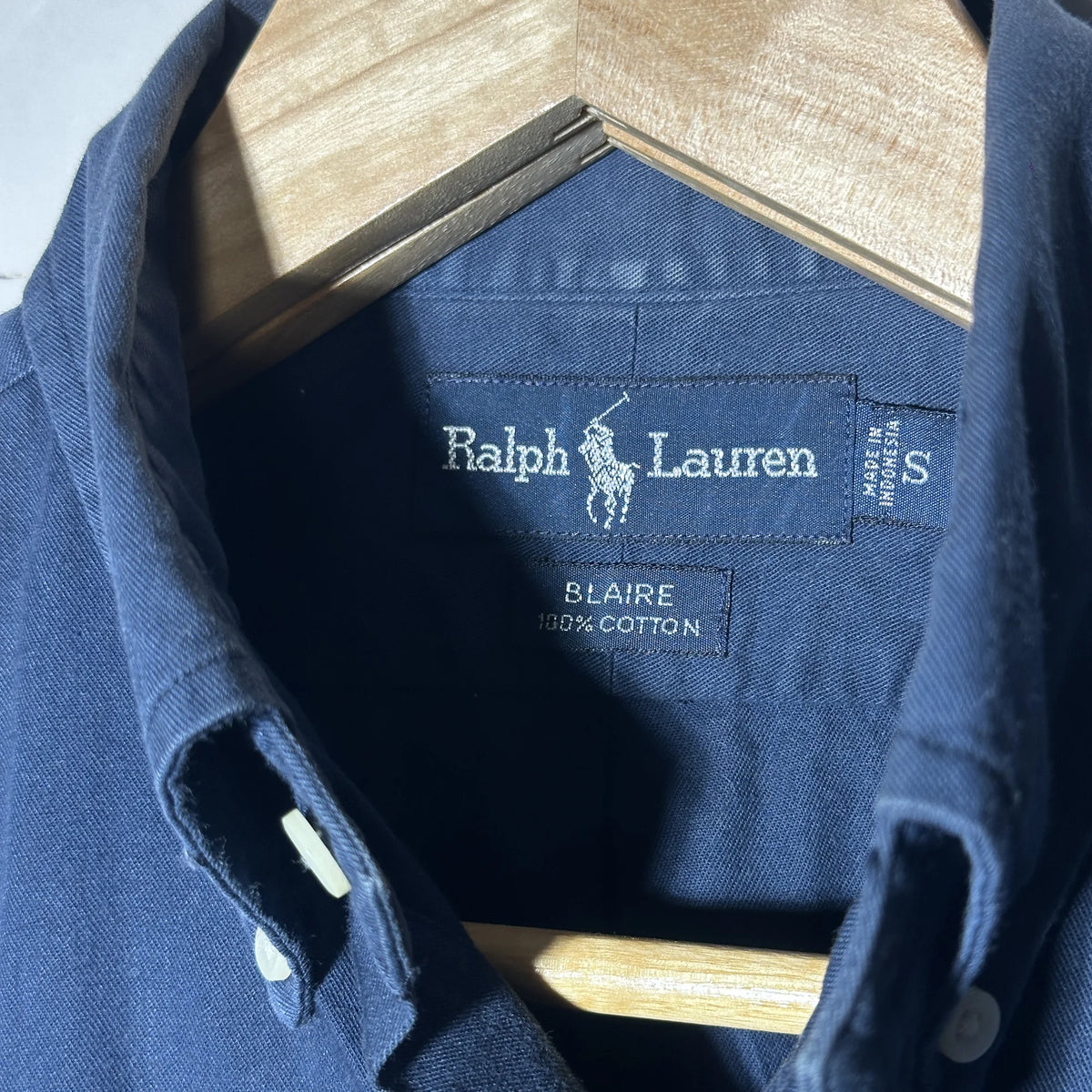 RALPH LAUREN ‘BLAIRE’ NAVY SHIRT (L|XL)
